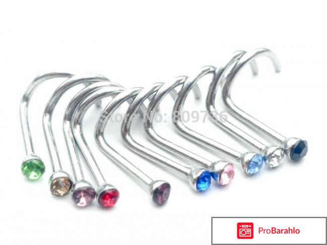 Пирсинг в нос с сайта aliexpress 