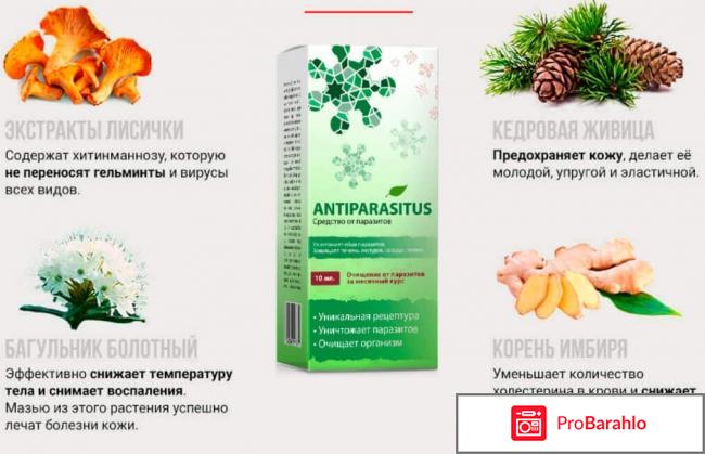 Antiparasitus от паразитов отзывы владельцев