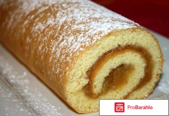 Рецепт бисквитного рулета 