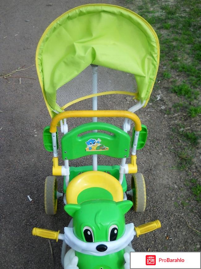 Детский трехколесный велосипед с ручкой Elit A14-2 обман