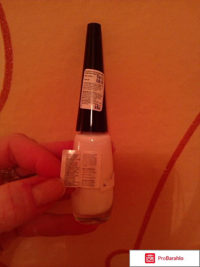 Лак для ногтей Golden rose Nail art отзывы владельцев