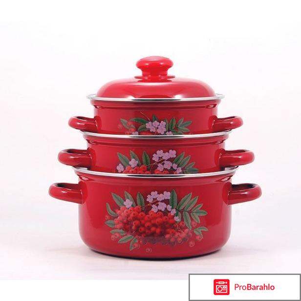 Набор кастрюль рябинка отрицательные отзывы