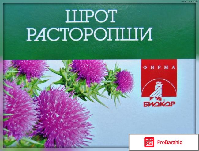 Шрот расторопши инструкция по применению цена 