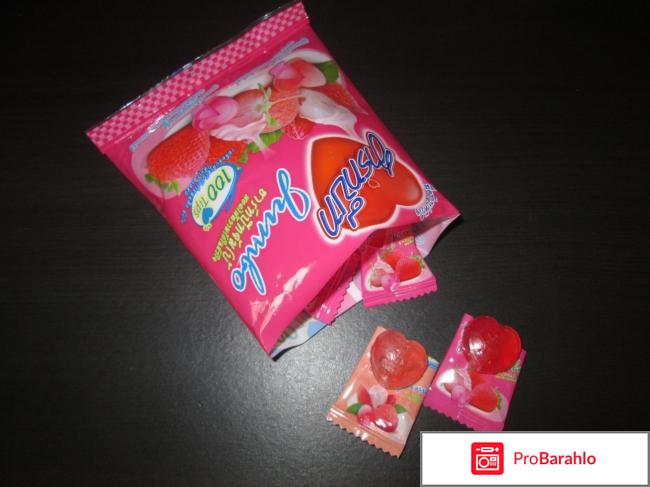 Леденцы Jambo с начинкой со вкусом личи и клубники Таиланд обман