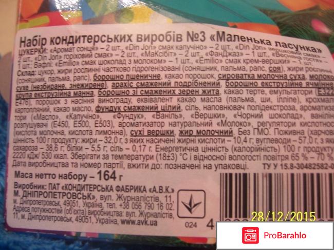 Набор кондитерских изделий АВК 