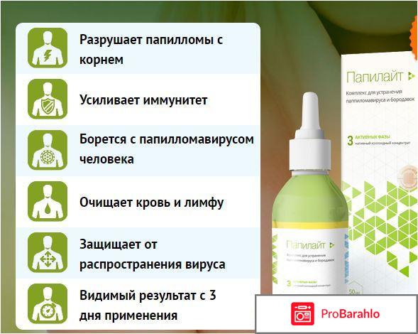 Реальные отзывы о препарате папилайт 