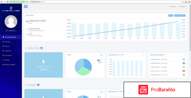 Облачный майнинг - hashflare.io обман