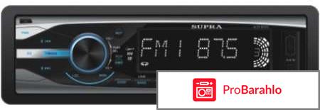 Supra SCD-4007DCU, Black автомагнитола CD/MP3 обман