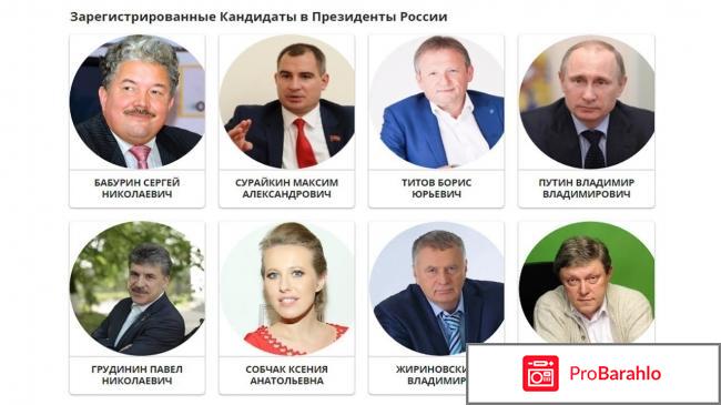 Рейтинг кандидатов в президенты россии 2018 грудинин отрицательные отзывы