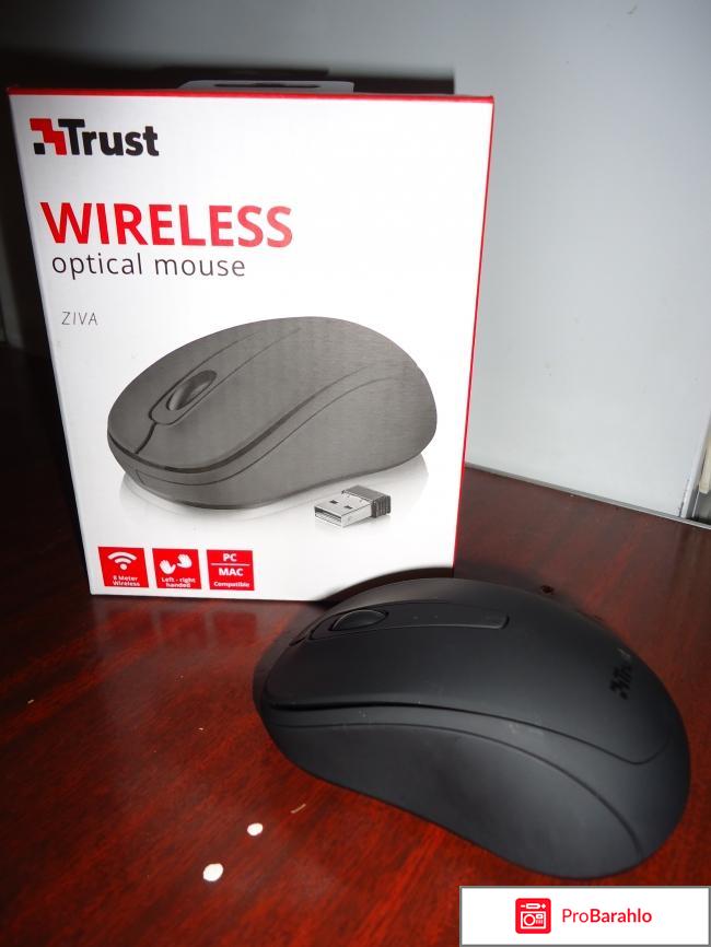 Беспроводная мышь Trust Wireless optical mouse Ziva 