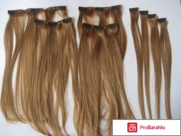 Пряди на заколках 