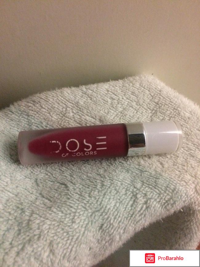 Жидка матовая помада Dose of colors фото