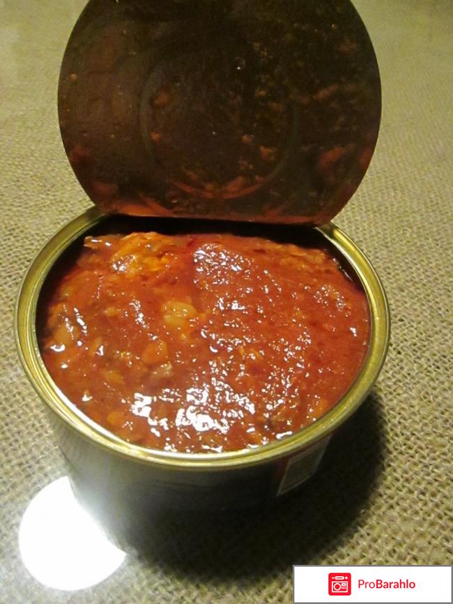 Килька обжаренная в томатном соусе 