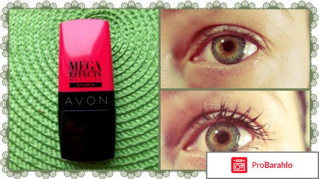 AVON Mega effects mascara with keratin фото