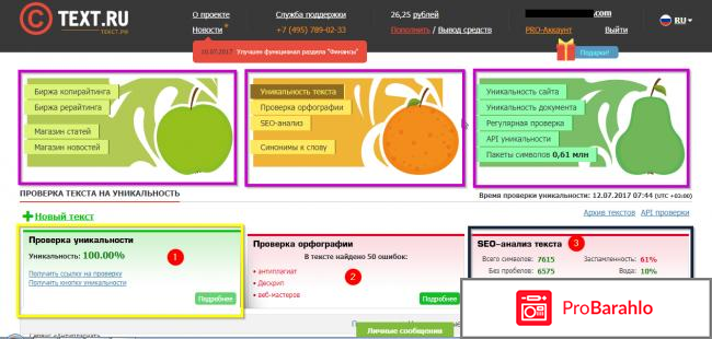 Текст.ру отрицательные отзывы