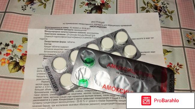 Антибиотик Барнаульский завод медицинских препаратов Амоксициллин отрицательные отзывы