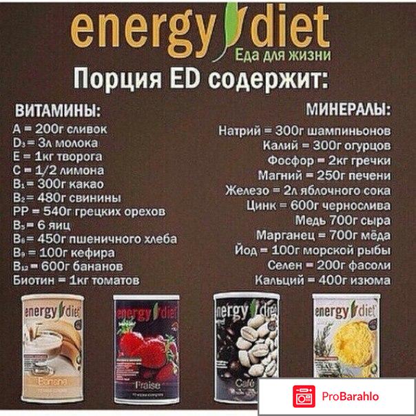 Отзывы energy diet smart 