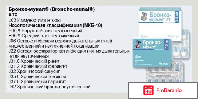 Бронхомунал отзывы реальные отзывы