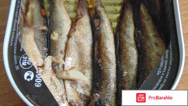 Консервы рыбные Роскон Рыбное меню шпроты в масле из салаки реальные отзывы
