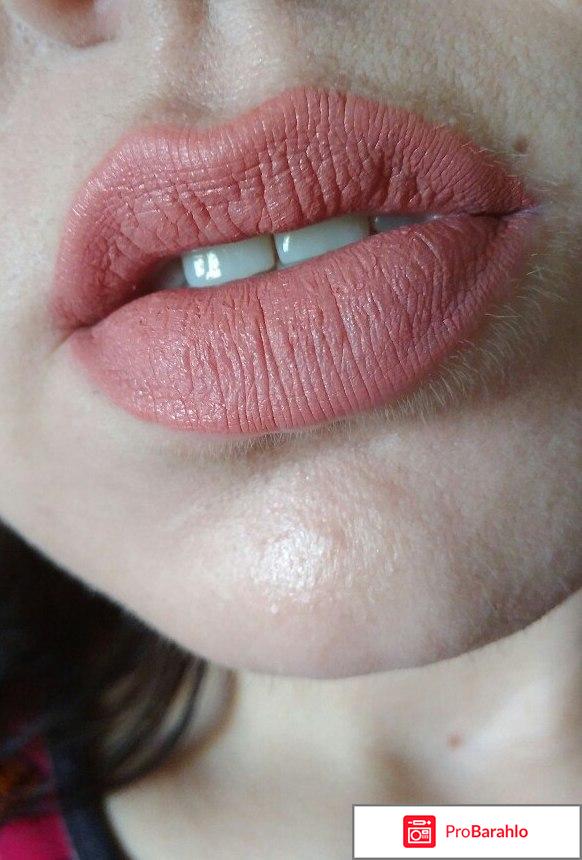 Матовая помада Eveline Velvet Matt Lip Cream реальные отзывы