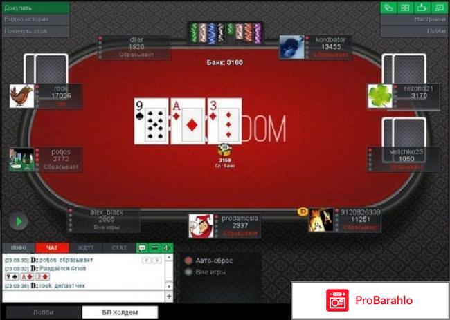 Pokerdom отрицательные отзывы